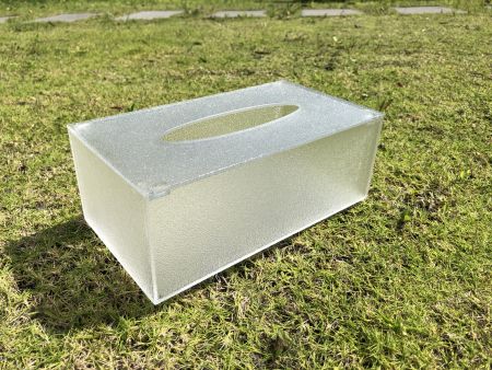 Frosted Tissue Box
